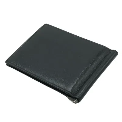 Shop Prada Saffiano Navy Leather Wallet  ()