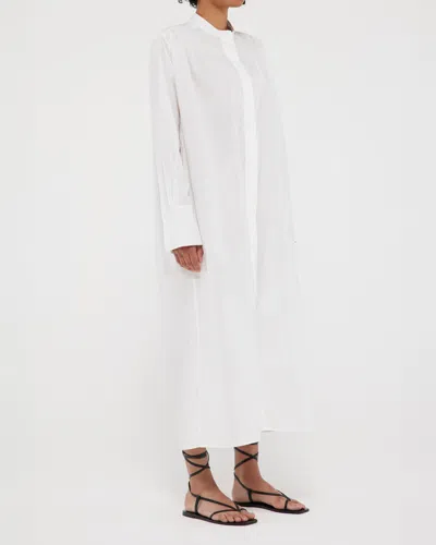 Shop Rohe Classic Shirtdress In White