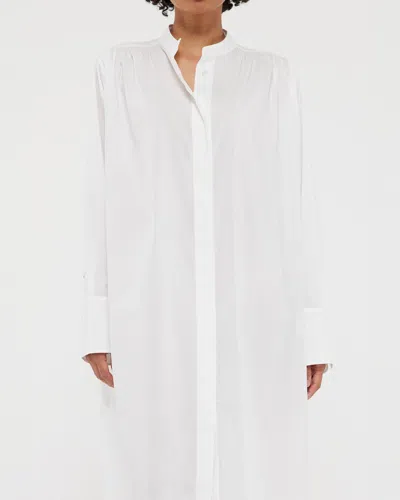 Shop Rohe Classic Shirtdress In White