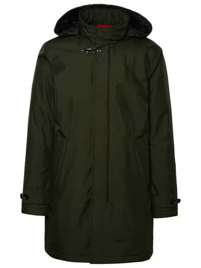 Shop Fay Green Polyester Raincoat
