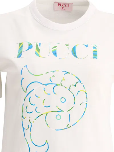 Shop Emilio Pucci T Shirt With Logo