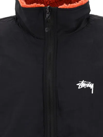 Shop Stussy Stüssy "sherpa" Reversible Jacket