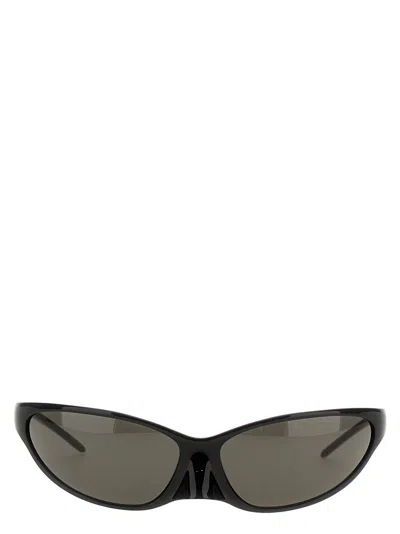 Shop Balenciaga 4g Cat Sunglasses Black