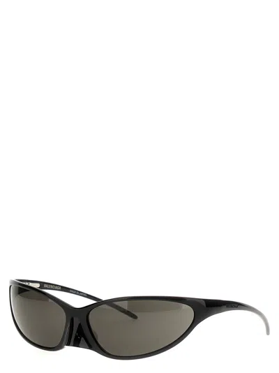 Shop Balenciaga 4g Cat Sunglasses Black