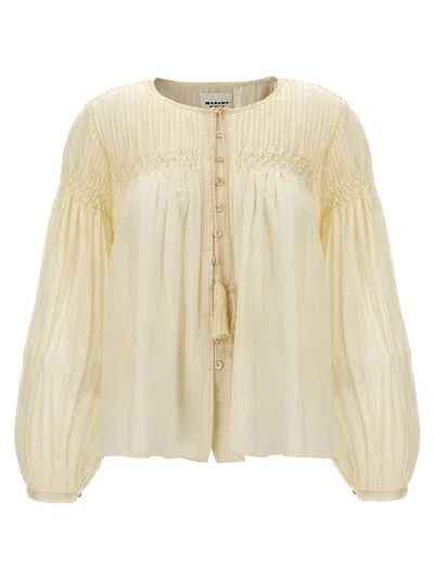 Shop Marant Etoile Abadi Shirt, Blouse White