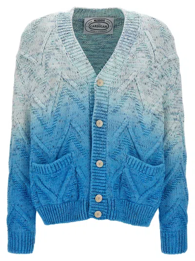 Shop Missoni Degrade Cardigan Sweater, Cardigans Light Blue