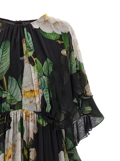 Shop Giambattista Valli Giant Bloom Dresses Multicolor