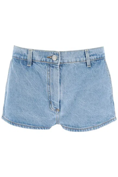 Shop Magda Butrym Hot Shorts In Denim