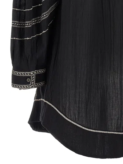 Shop Marant Etoile Pradel Dresses White/black