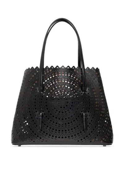 Shop Alaïa Alaia Handbags In Black