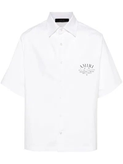 Shop Amiri Shirts In White