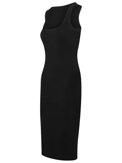 Shop Dolce & Gabbana Black Viscose Dress