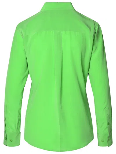 Shop Equipment Green Silk Shirt