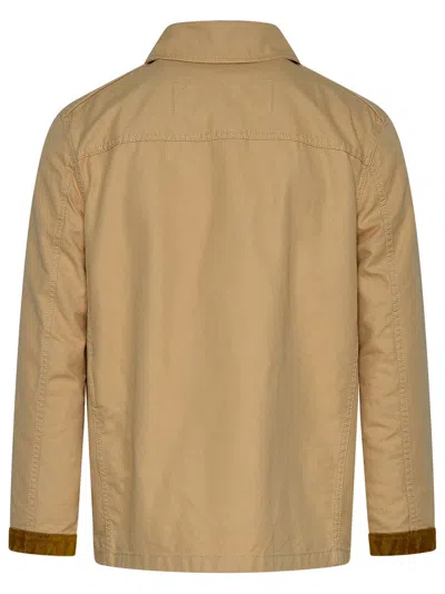 Shop Fay Beige Cotton Jacket