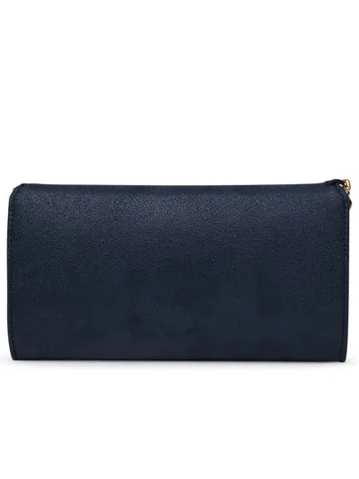 Shop Stella Mccartney Falabella Wallet In Blue Polyester