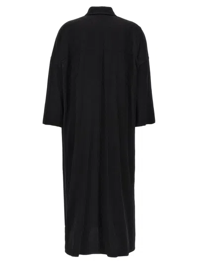 Shop Balenciaga Wrap Blouse Dresses Black