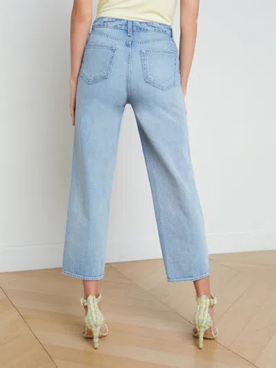 Shop L Agence June Cropped Stovepipe Jean In Palisade