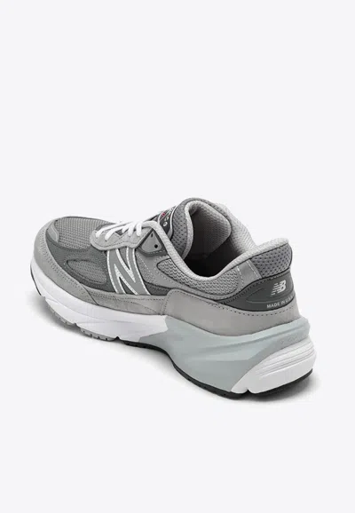 Shop New Balance 990v6 Low-top Sneakers In Gray