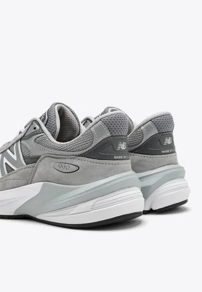 Shop New Balance 990v6 Low-top Sneakers In Gray