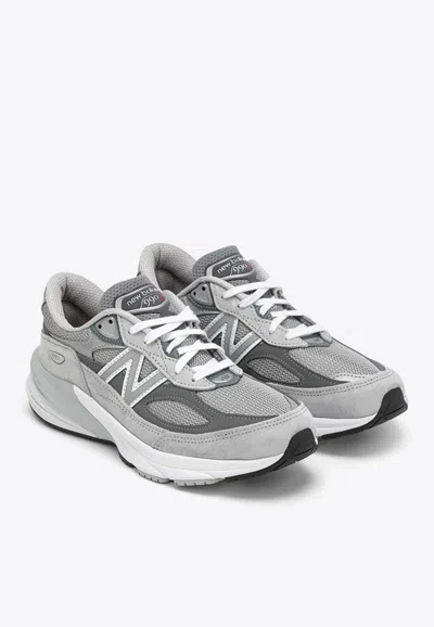 Shop New Balance 990v6 Low-top Sneakers In Gray