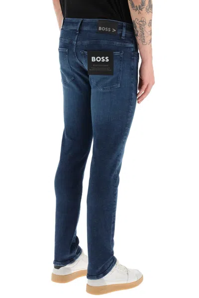 Shop Hugo Boss Boss Delaware Slim Fit Jeans Men In Blue