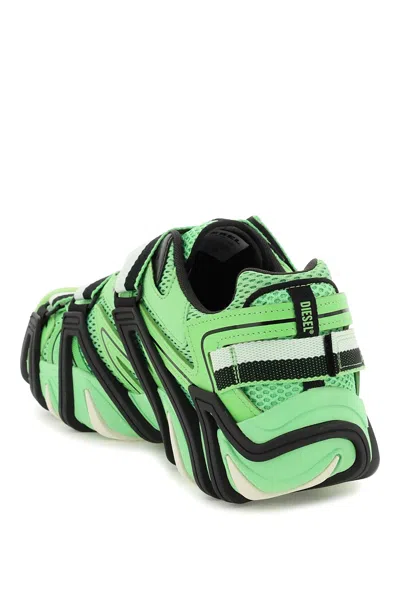 Shop Diesel 's-prototype-cr' Sneakers Men In Green