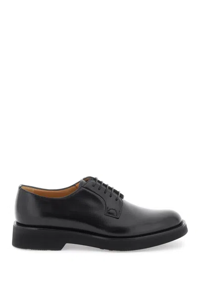 Shop Church's Leather Shannon Derby Shoes In Black