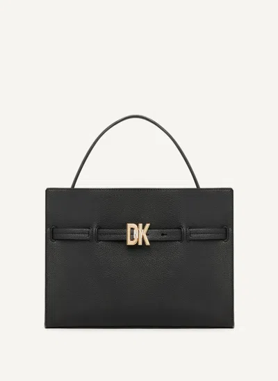 Shop Dkny Bushwick Small Shoulder Bag In Black