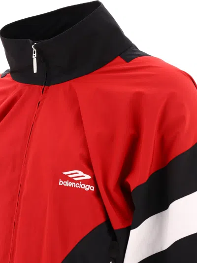 Shop Balenciaga "off Shoulder Tracksuit 3 B Sports Icon" Jacket