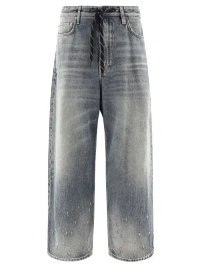 Shop Balenciaga Jeans With Drawstring