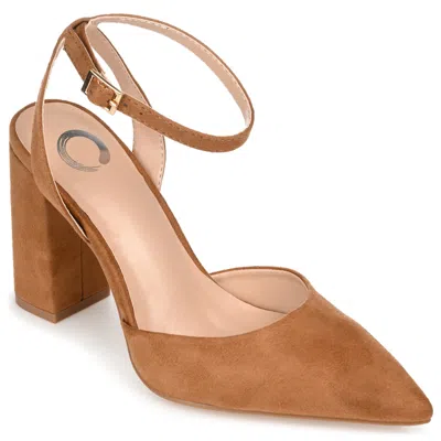 Shop Journee Collection Collection Women's Tyyra Pump In Brown