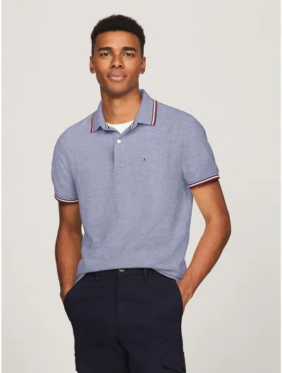Shop Tommy Hilfiger Men's Regular Fit Tommy Wicking Polo In Multi