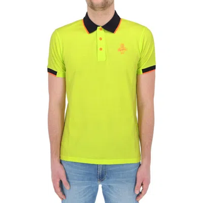 Shop Refrigiwear Cotton Polo Men's Shirt In Yellow