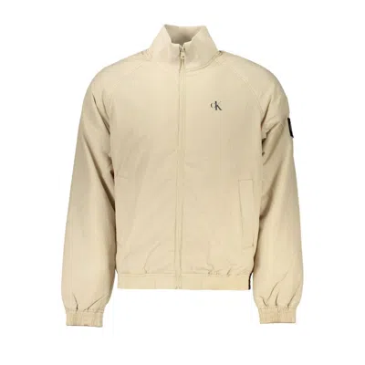 Shop Calvin Klein Polyamide Men's Jacket In Beige