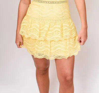 Shop Saylor Jorden Dress In Canary Yellow