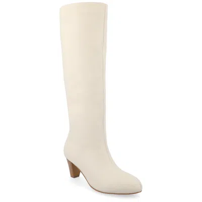 Journee Collection Collection Women's Tru Comfort Foam Jovey Boots In White