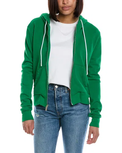 Shop Cotton Citizen Boulder Zip Hoodie In Green
