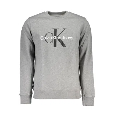 Shop Calvin Klein Cotton Men's Sweater In Grey
