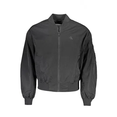 Shop Calvin Klein Polyester Men's Jacket In Black