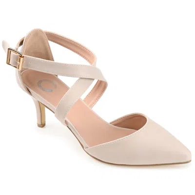 Journee Collection Collection Women's Riva Pump In Beige