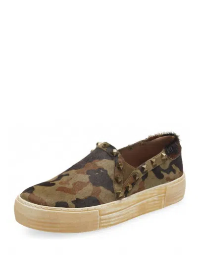 Shop Chocolat Blu Oliver Sneaker In Multi Calf Hair