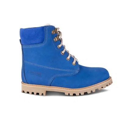 Shop Cloud Nine Kindra Comfort Hiking Boots In Blue