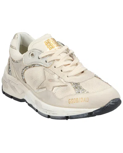 Shop Golden Goose Dad Leather-trim Sneaker In Yellow