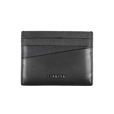 Calvin Klein Sleek Leather Bifold Wallet With Rfid Blocking In Black