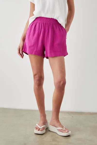 Shop Rails Leighton Short In Berry In Pink