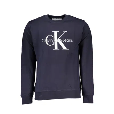 Shop Calvin Klein Cotton Men's Sweater In Blue