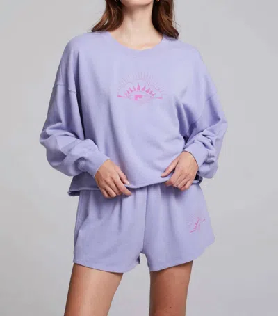 Shop Chaser High Road Pullover In Purple