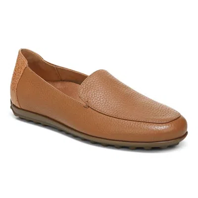 Shop Vionic Elora Loafer In Toffee Leather In Brown