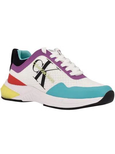 Shop Calvin Klein Jeans Est.1978 Sasha Womens Lifestyle Fitness Casual And Fashion Sneakers In Multi
