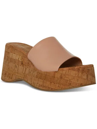 Shop Madden Girl Zaharra Womens Square Toe Wedge Wedge Sandals In Multi